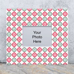 Elegant Pattern White Wall Photo Frame 5  x 7 