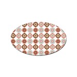 Trendy Pattern Sticker Oval (100 pack) Front