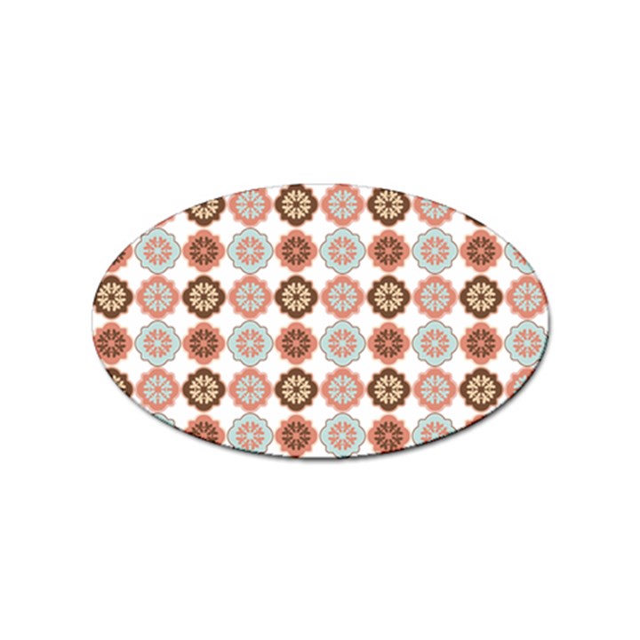 Trendy Pattern Sticker Oval (100 pack)