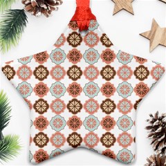 Trendy Pattern Star Ornament (two Sides) by GardenOfOphir