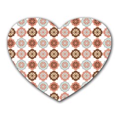 Trendy Pattern Heart Mousepad by GardenOfOphir