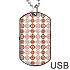 Trendy Pattern Dog Tag Usb Flash (two Sides) by GardenOfOphir