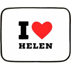 I Love Helen Fleece Blanket (mini) by ilovewhateva