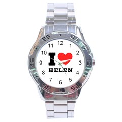 I Love Helen Stainless Steel Analogue Watch by ilovewhateva