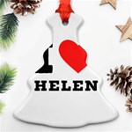 I love helen Christmas Tree Ornament (Two Sides) Front