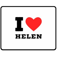 I Love Helen Fleece Blanket (medium) by ilovewhateva