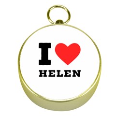 I Love Helen Gold Compasses by ilovewhateva