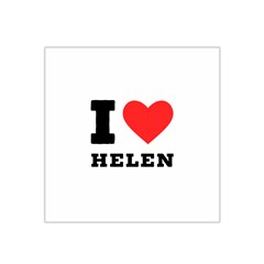 I Love Helen Satin Bandana Scarf 22  X 22  by ilovewhateva