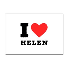 I Love Helen Crystal Sticker (a4)