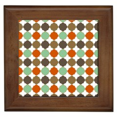 Stylish Pattern Framed Tile by GardenOfOphir