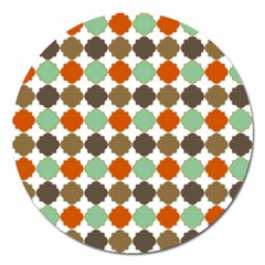 Stylish Pattern Magnet 5  (round) by GardenOfOphir