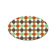 Stylish Pattern Sticker Oval (100 Pack) by GardenOfOphir