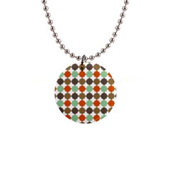 Stylish Pattern 1  Button Necklace by GardenOfOphir