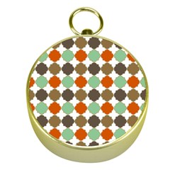 Stylish Pattern Gold Compasses by GardenOfOphir