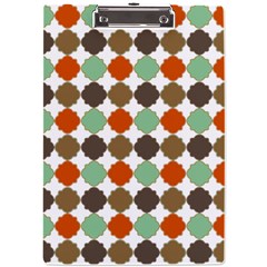 Stylish Pattern A4 Acrylic Clipboard by GardenOfOphir