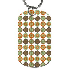 Pattern Dog Tag (one Side) by GardenOfOphir