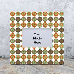 Pattern White Box Photo Frame 4  X 6  by GardenOfOphir