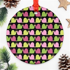 Slugs Ii Ornament (round) by GardenOfOphir