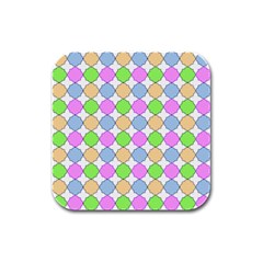 Quatrefoil Ii Rubber Square Coaster (4 Pack) by GardenOfOphir