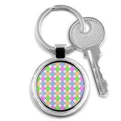 Quatrefoil Ii Key Chain (round) by GardenOfOphir