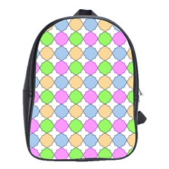 Quatrefoil Ii School Bag (large) by GardenOfOphir