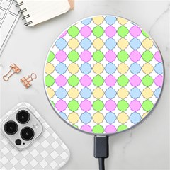 Quatrefoil Ii Wireless Fast Charger(white) by GardenOfOphir