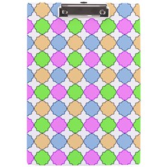 Quatrefoil Ii A4 Acrylic Clipboard by GardenOfOphir