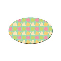 Slugs Pattern Sticker Oval (10 Pack) by GardenOfOphir