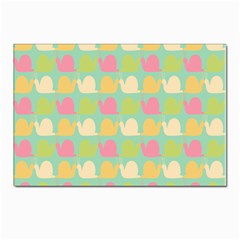 Slugs Pattern Postcard 4 x 6  (pkg Of 10) by GardenOfOphir