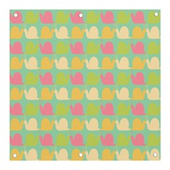 Slugs Pattern Banner And Sign 3  X 3  by GardenOfOphir