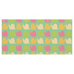 Slugs Pattern Banner And Sign 8  X 4  by GardenOfOphir