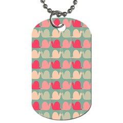 Colorful Slugs Dog Tag (One Side)