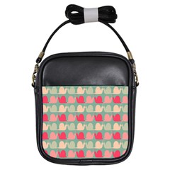 Colorful Slugs Girls Sling Bag