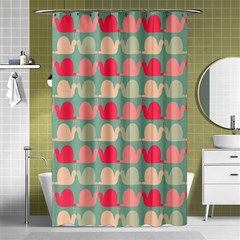 Colorful Slugs Shower Curtain 48  x 72  (Small) 