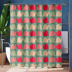 Colorful Slugs Shower Curtain 60  X 72  (medium)  by GardenOfOphir