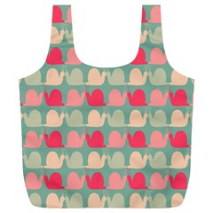 Colorful Slugs Full Print Recycle Bag (XL)