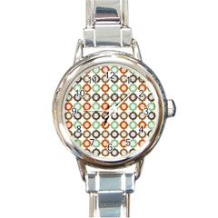 Quatrefoil Round Italian Charm Watch by GardenOfOphir