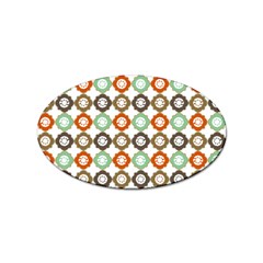 Quatrefoil Sticker Oval (10 Pack) by GardenOfOphir