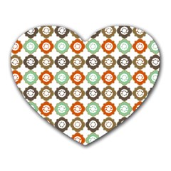 Quatrefoil Heart Mousepad by GardenOfOphir