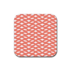 Lattice Iv Rubber Coaster (square) by GardenOfOphir