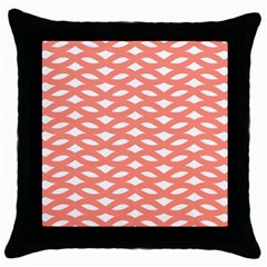 Lattice Iv Throw Pillow Case (black) by GardenOfOphir