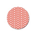 Lattice Iv Rubber Coaster (Round) Front