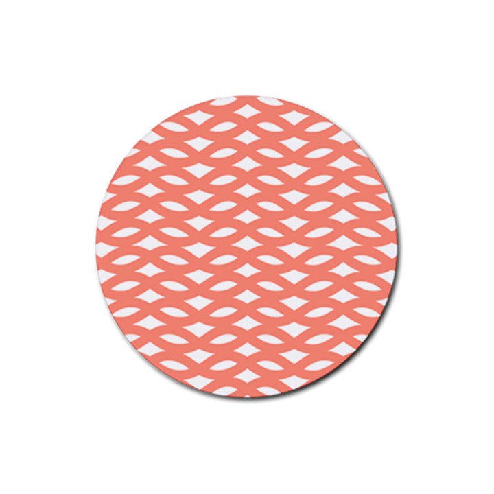 Lattice Iv Rubber Coaster (Round)