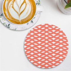 Lattice Iv Uv Print Round Tile Coaster by GardenOfOphir