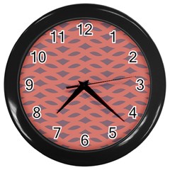 Lattice Iii Wall Clock (black) by GardenOfOphir