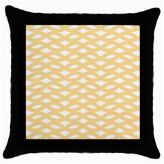 Lattice Ii Throw Pillow Case (black) by GardenOfOphir