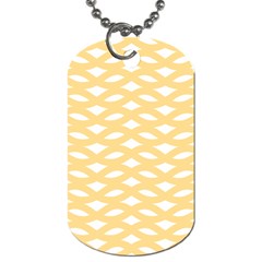 Lattice Ii Dog Tag (two Sides) by GardenOfOphir