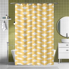 Lattice Ii Shower Curtain 48  X 72  (small)  by GardenOfOphir