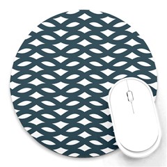 Lattice Pattern Round Mousepad by GardenOfOphir