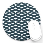 Lattice Pattern Round Mousepad Front